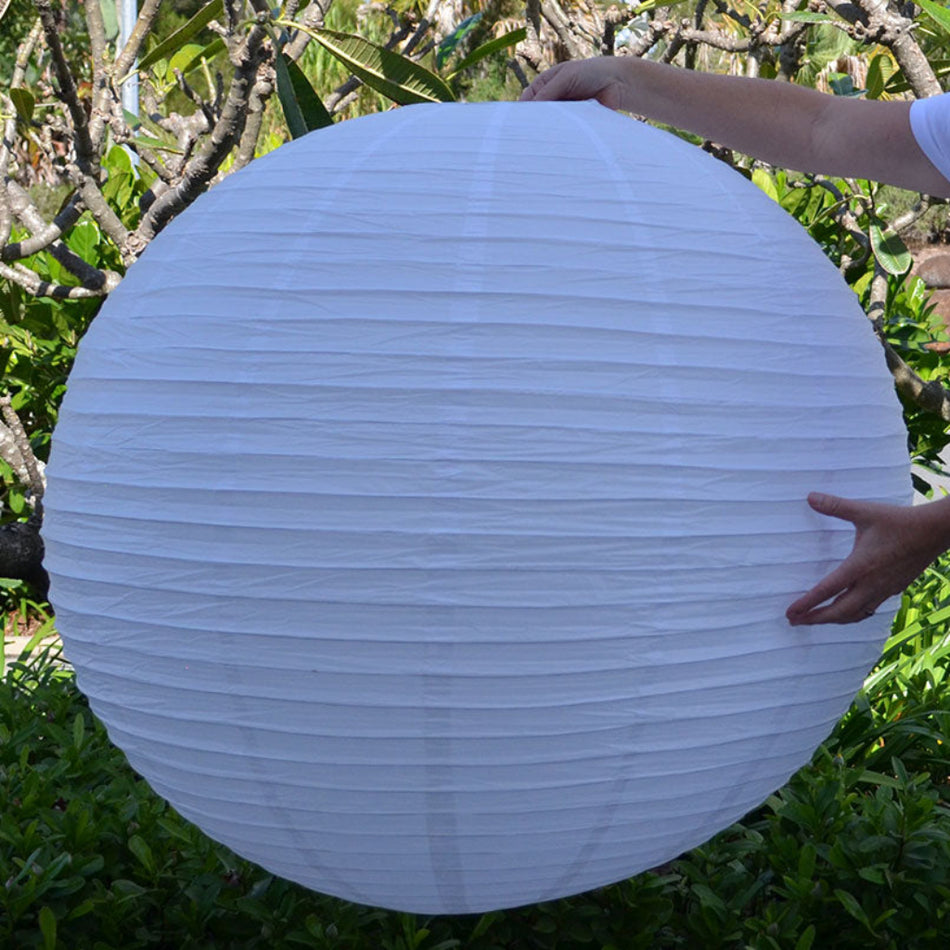 Huge white paper lantern